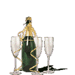 champagne trois verr